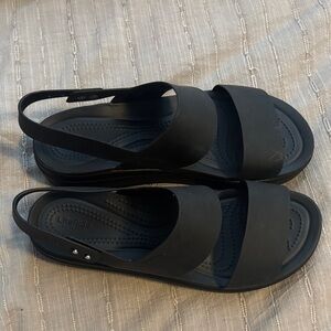 CROCS Black Women's Sandals